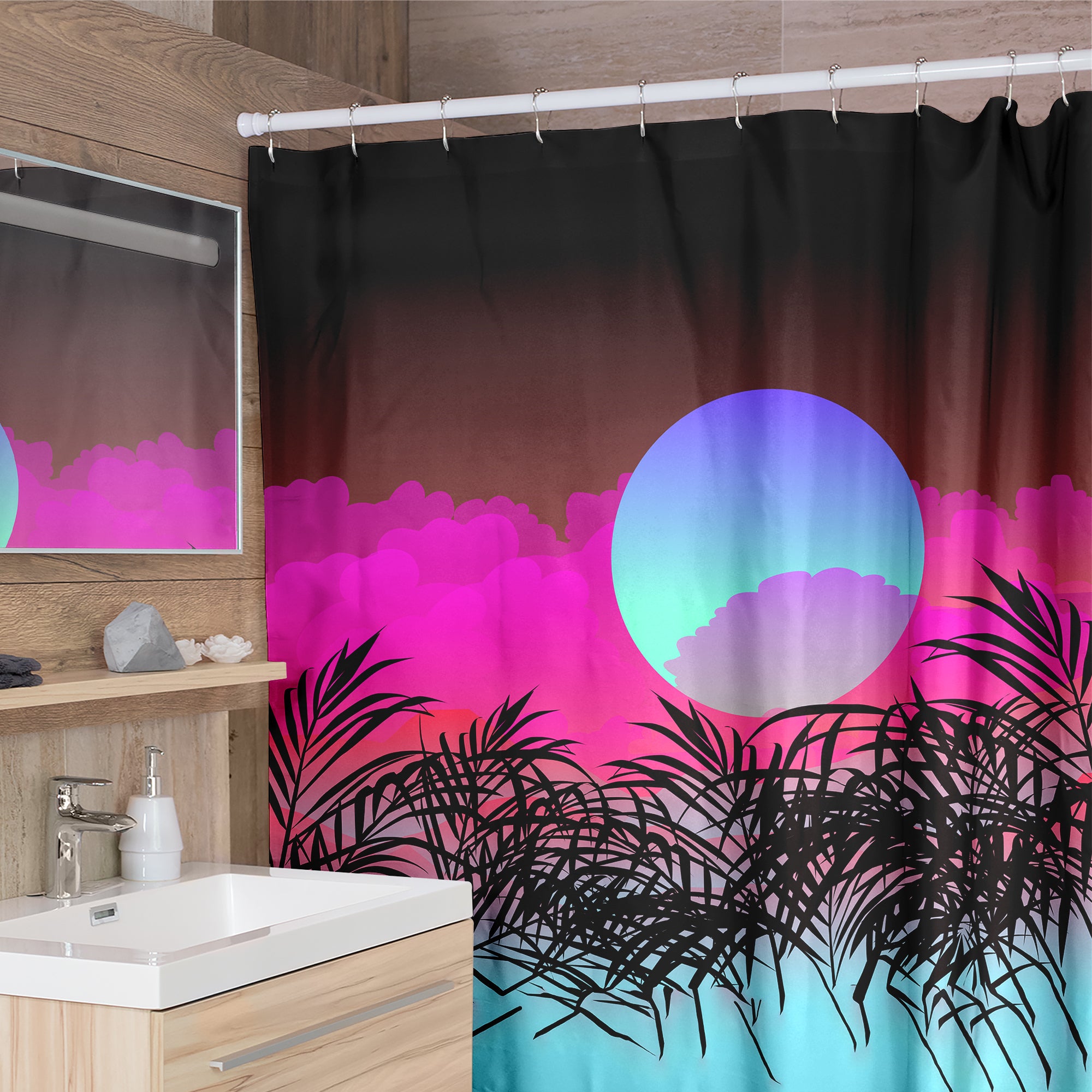 Serenity Sunset Shower Curtain