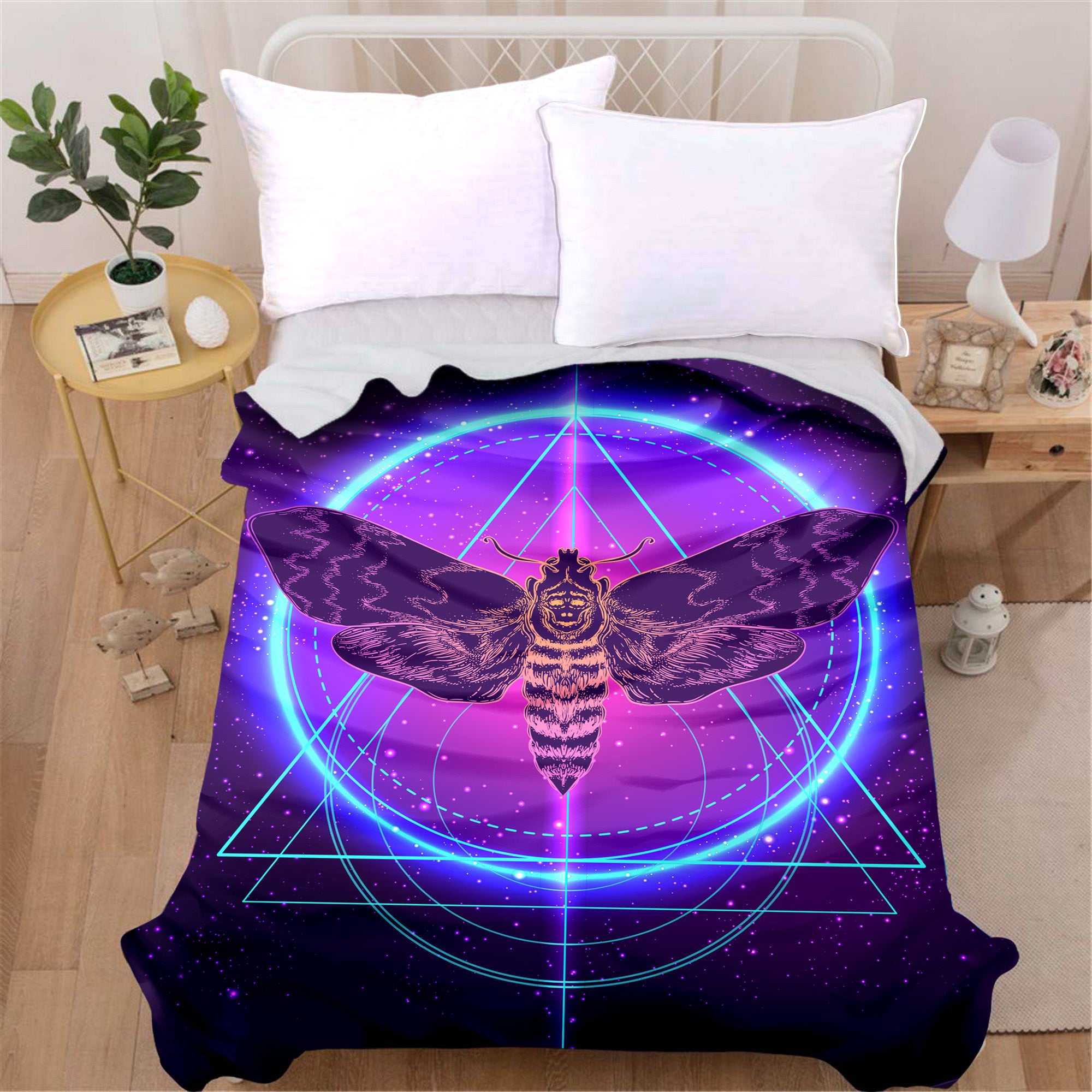 Mystic Moth Blanket