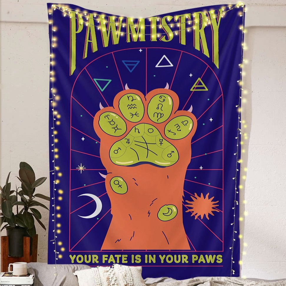Pawmistry Tapestry