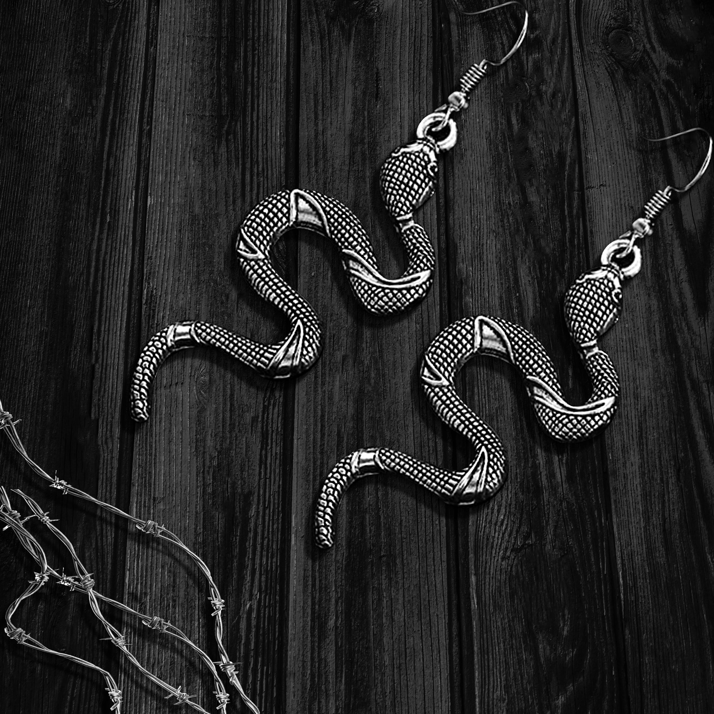 Slithering Snake Earrings