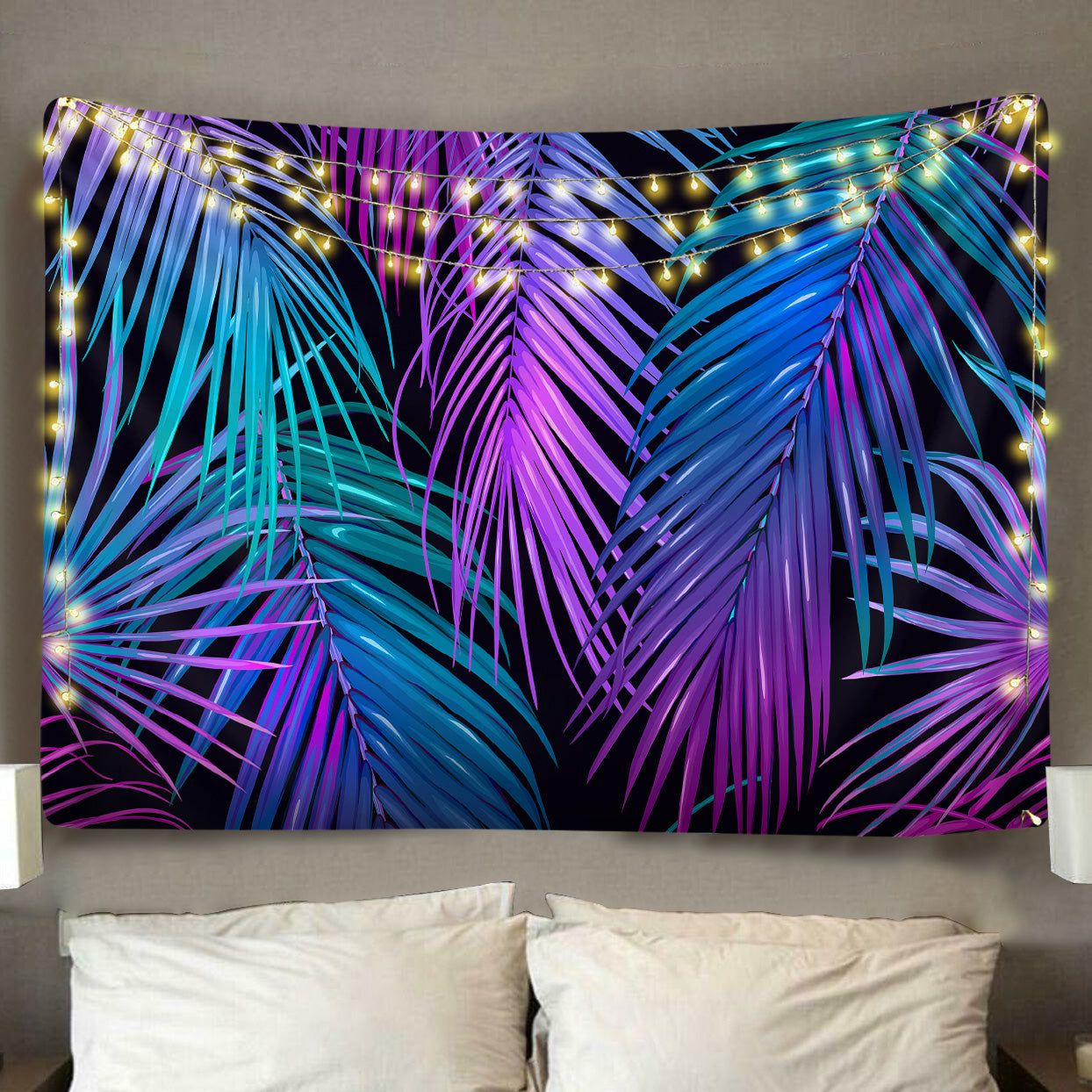 Outrun Tropics Tapestry