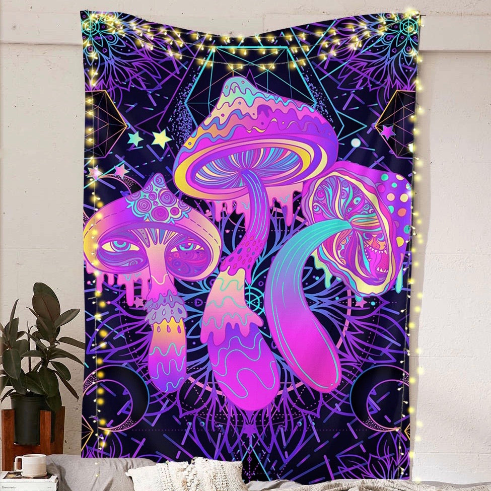 Mushroom Guardians Tapestry